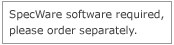 SpecWare software required, please order separatel