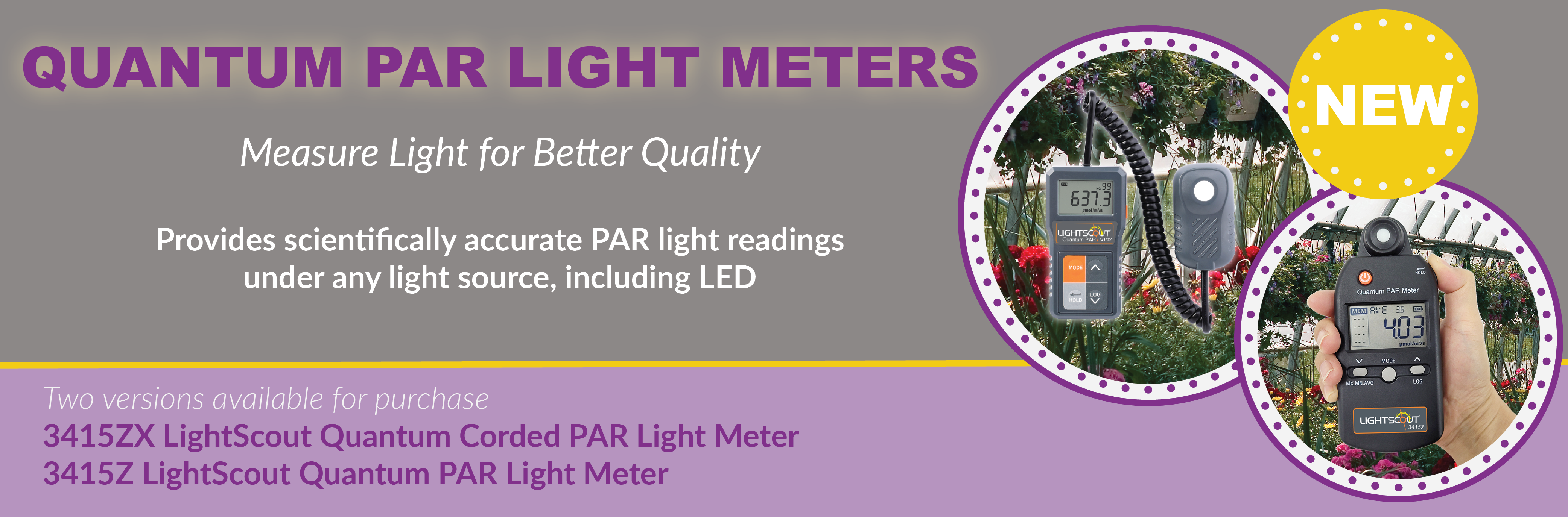Quantum PAR Light Meter