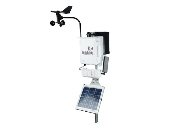 solar panel weather station application