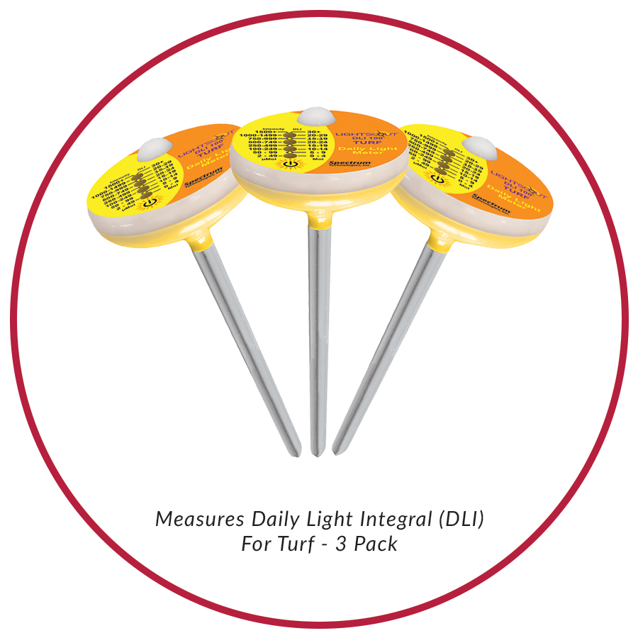 LightScout DLI100 Meter - Turf (3 Pack)